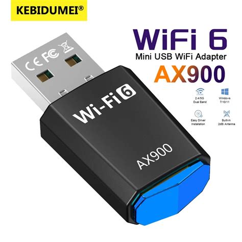 AX900 WiFi 6 USB WiFi Adapter Wireless Ethernet Network Card 2 4G 5GHz