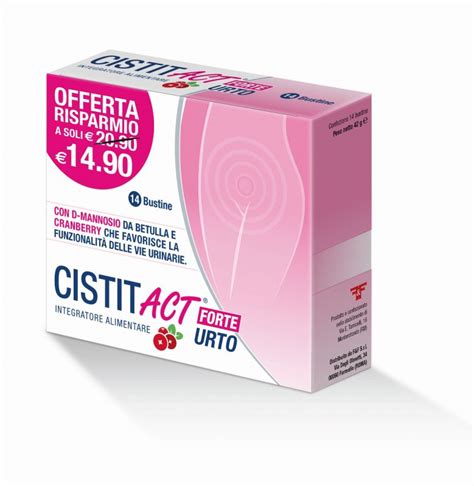 F F Cistit Act Forte Urto Bustine Bm Farmaceutici Srl