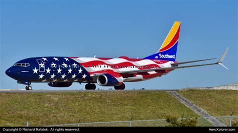 N Wr Southwest Airlines Boeing By Richard Rafalski