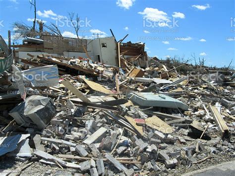 Damage Of The Devastating Tornado Tuscaloosa On April 27 Stock Photo ...