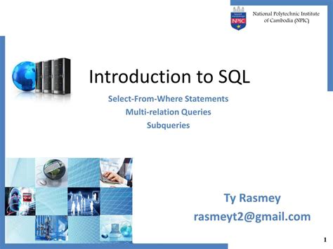 Ppt Introduction To Sql Powerpoint Presentation Free Download Id 3904703