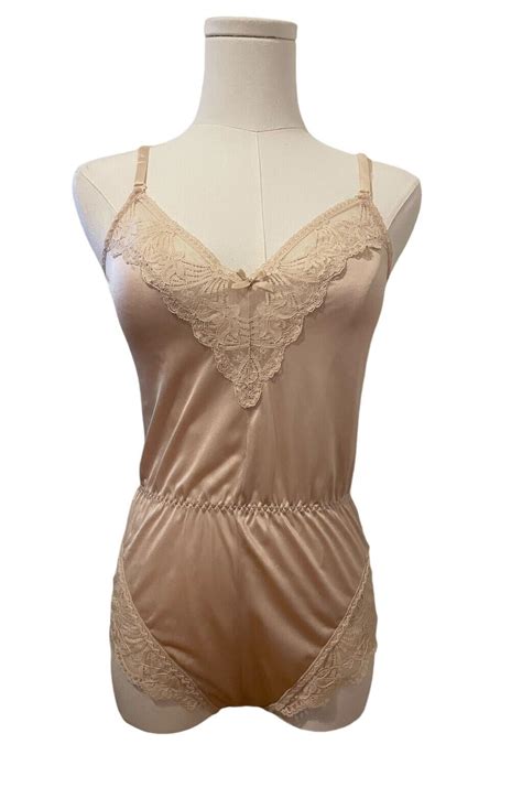 S S Vintage Lingerie Romper One Piece Teddy Bodys Gem