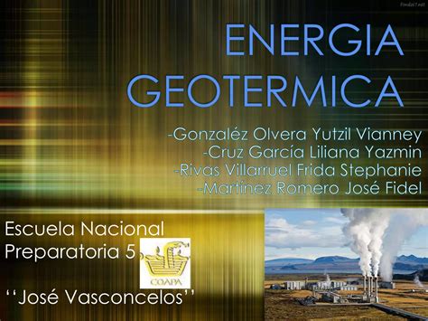 Energia Geotermica Ppt Descarga Gratuita