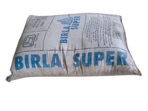 Grey Birla Super 53 Grade OPC Cement Packaging Size 50 Kg At Rs 350