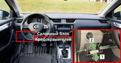 Предохранители и реле Skoda Octavia A7, 2013 - 2020