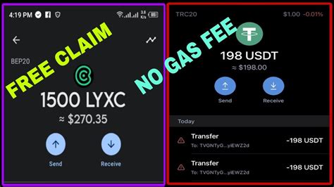 Free Lyxc Usdt Airdrop Claimfree Crypto Airdrop Trust Wallet No Gas