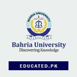 Bahria University Karachi Admission 2024 - bahria.edu.pk