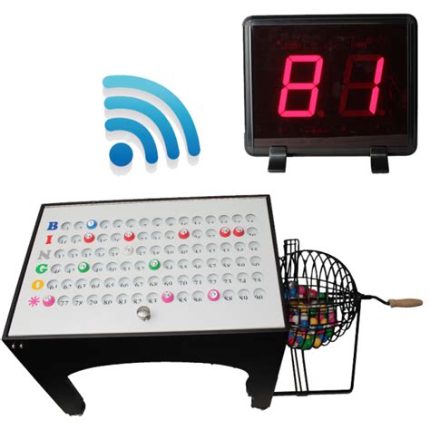 Deluxe speedy electronic bingo machine I Bingo supplies & equipment