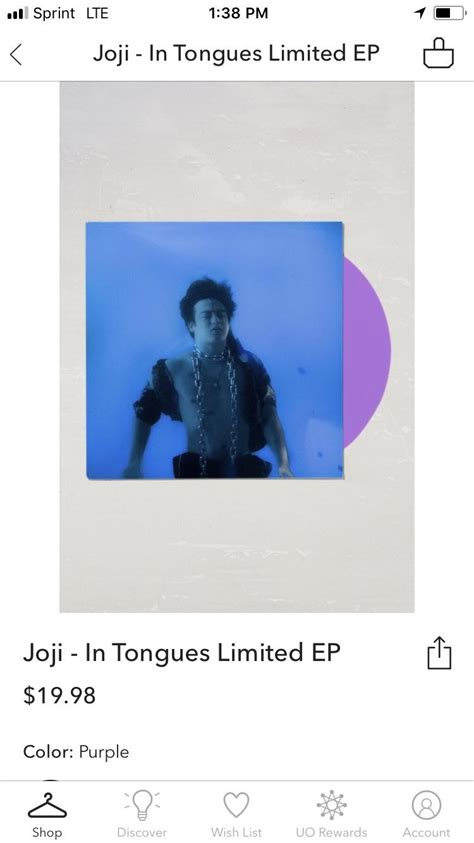 Joji in tongues restock to urban outfitters : r/hiphopvinyl