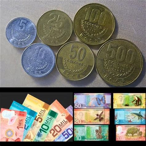 Several Different Types Of Foreign Currency Are Shown In This Collage