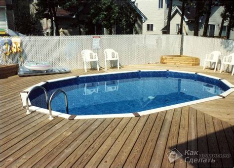 Деревянный бассейн своими руками - как построить