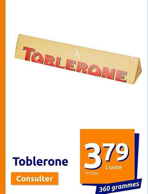 Promo Toblerone Chez Action Icatalogue Fr