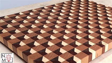 End Grain Cutting Board Project Plans