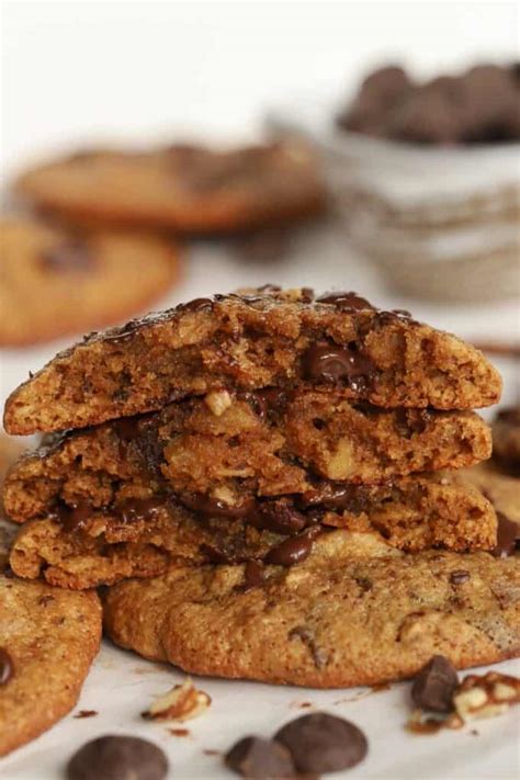 Healthy Chocolate Chip Cookies - Celebrating Sweets