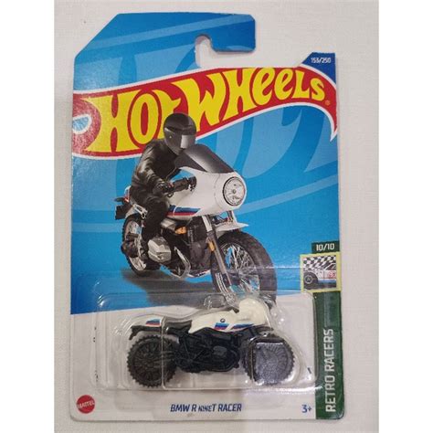 Hot Wheels Bmw R Ninet Racer Case H Black Rim Shopee Malaysia