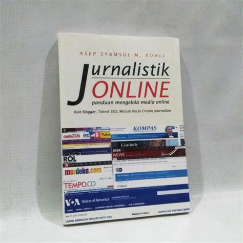 Jual Buku Jurnalistik Online Panduan Mengelola Media Online Shopee