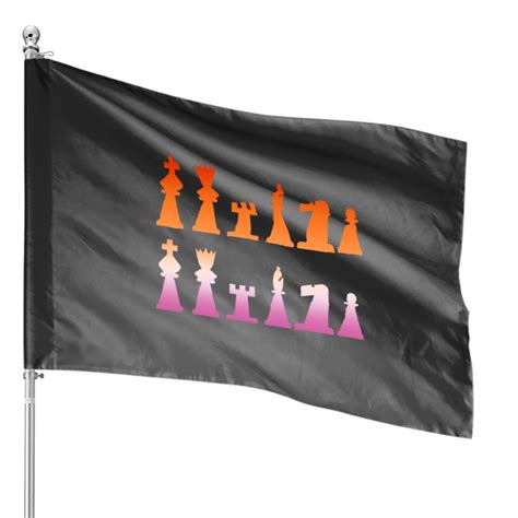 LGBT Pride Lesbian Chess Player LGBTQ LGBT Gay Pride Chess House Flags Sold By Golferurinal