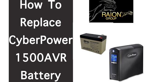 How To Replace CyberPower 1500AVR UPS RB1270X2 Battery Pack - YouTube