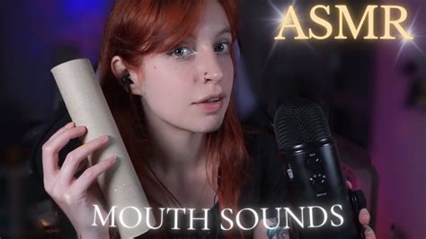 ASMR Cardboard Tunnel Mouth Sounds Sonidos Muy Relajantes Con Tubo