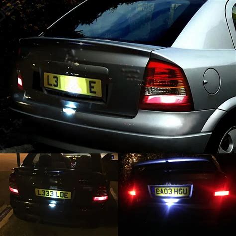 Led License Plate Light Number Plate Light White For Vauxhall Opel