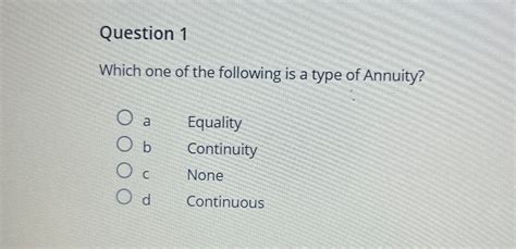 Solved Question 1Which One Of The Following Is A Type Of Chegg