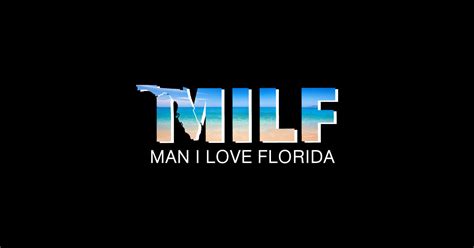 MILF Florida Beach Florida Beaches Sticker TeePublic