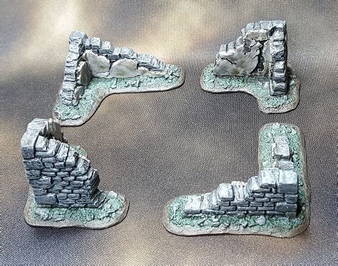 Oathsworn Burrows and Badgers Terrain: Ruined Wall Corners - Show Off ...