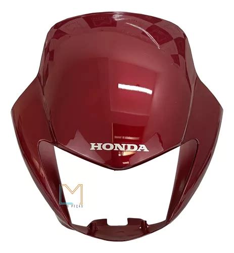 Carenagem Do Farol Honda Nx 400 Falcon Vermelho 2008 Guarana