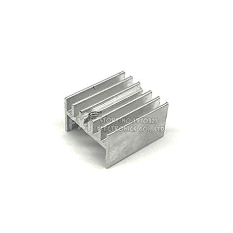 10pcs Aluminum Heatsink Radiator With Transistor 151016mm To 220 Hjxrhgal For