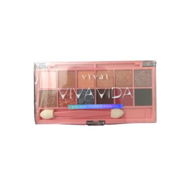 Paleta De Sombras Viva Vida Pop Eyes B Vivai B Bem Mulher