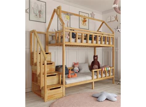 Bunk Bed With Stairs Zosia Plus Side Entrance