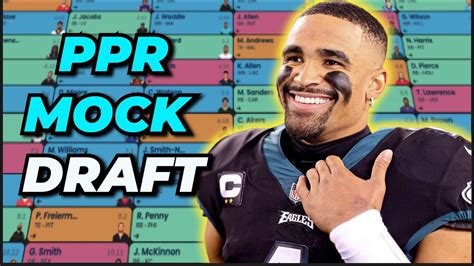 New Team Fantasy Football Ppr Mock Draft Nd Th And Th Pick