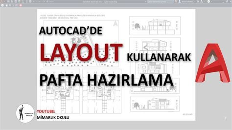 Autocad de Layout Kullanarak Pafta Hazırlama