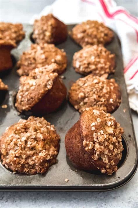 Easy Apple Oatmeal Muffins House Of Nash Eats