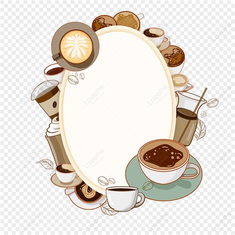 Coffee Cup Border PNG Images With Transparent Background | Free ...