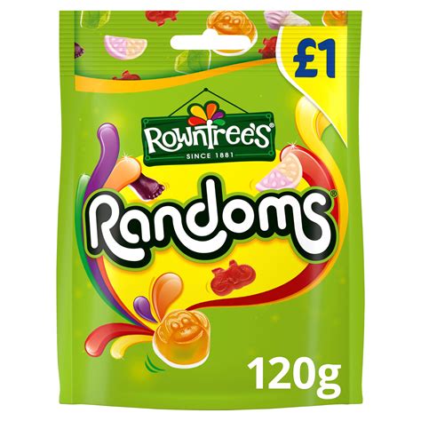 Rowntrees Randoms Sweets Sharing Bag 120g Pmp £1 Sweets Iceland Foods