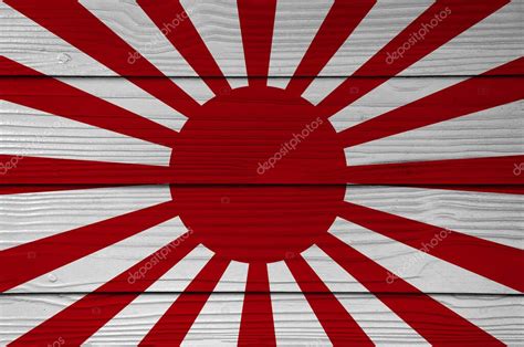 Bandera De Guerra Del Ej Rcito Imperial Japon S Pintada En El Fondo De