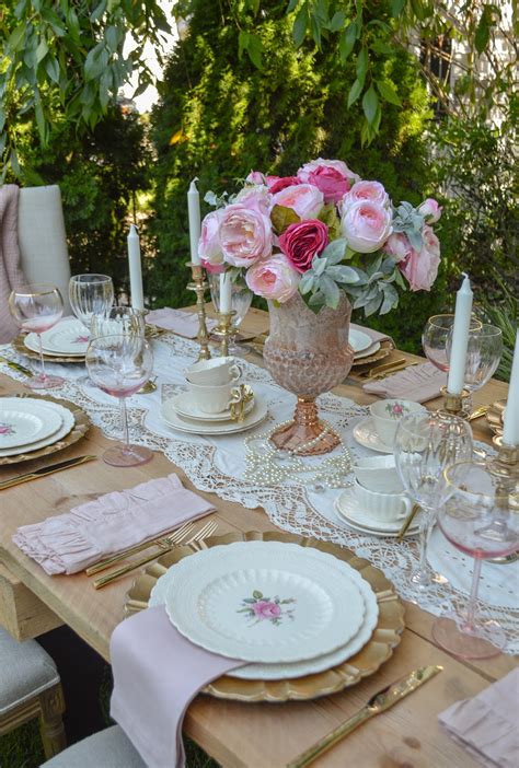 Rosemary And Thyme Tips For Setting A Vintage Style Tablescape