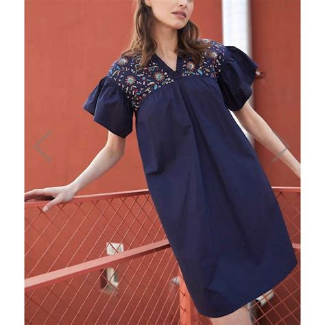 Vilagallo Eliza Dress In Navy Grailed