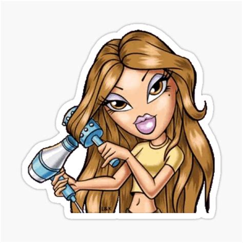 Bratz Retro Yasmin Sticker For Sale By Tatoooooooom Redbubble