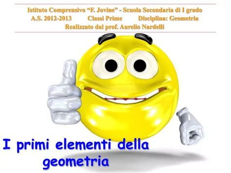 Ppt I Primi Elementi Della Geometria Powerpoint Presentation Free