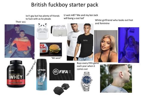 British Fuckboy Starter Pack Rstarterpacks