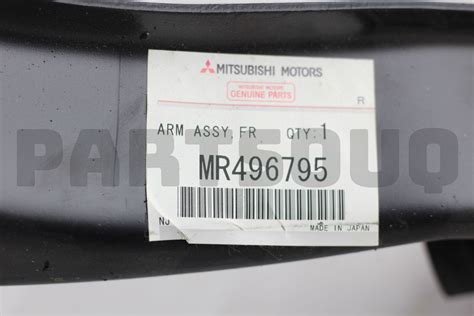 MR496795 Genuine Mitsubishi ARM ASSY,FR SUSP,LWR | eBay