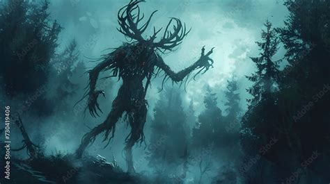 Wendigo Fantasy Creature Enchantment Mythical Supernatural Legend