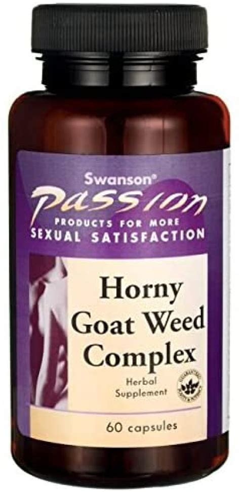 Horny Goat Weed Swanson Potenciador Sexual Libido Bs Nutrition
