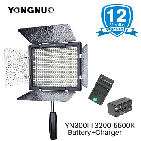 Yongnuo Yn Iii Yn Iii K Led Camera Video Light With Np