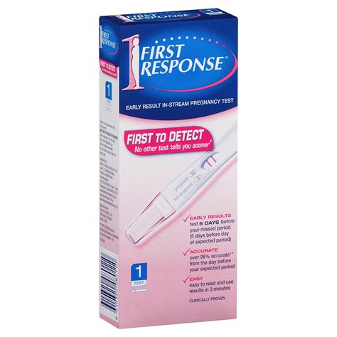 Buy First Response Instream Pregnancy Test Over Accurate Easy