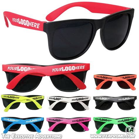 Custom Party Sunglasses With 2 Locations Customized Sunglasses Promotional Party Sunglasses