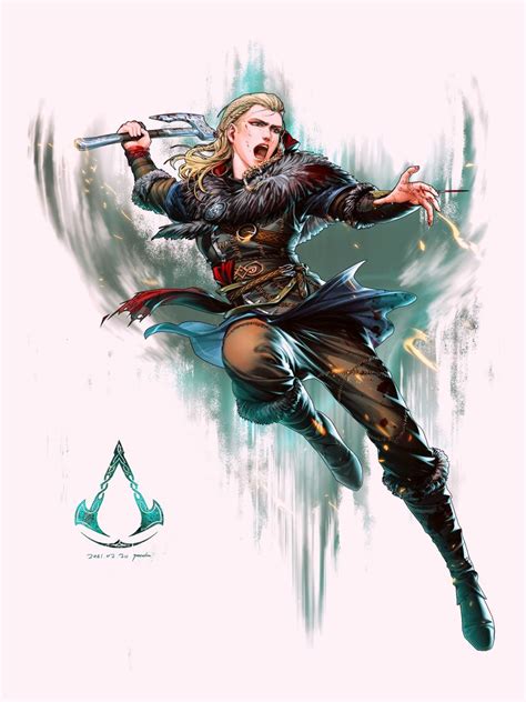 Eivor Varinsdottir Assassins Creed Valhalla En 2024 Dibujos Sobre Fantasía Personajes De