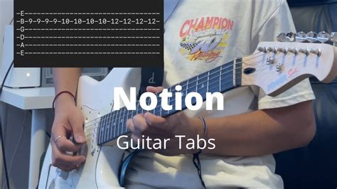 Notion By The Rare Occasions Guitar Tabs YouTube